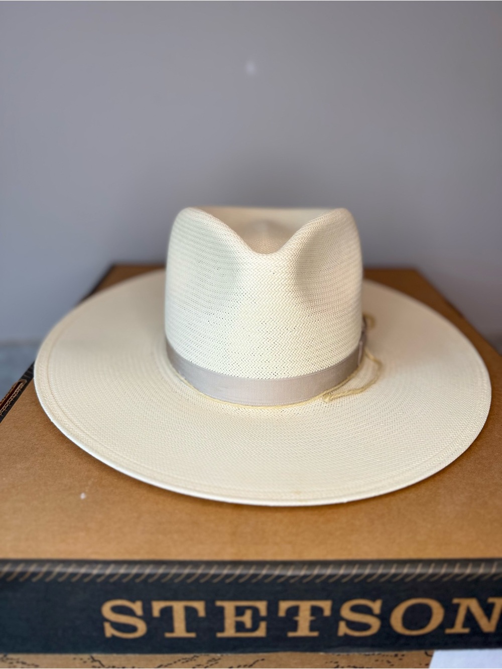 Stetson JW Marshall Straw Hat - M
